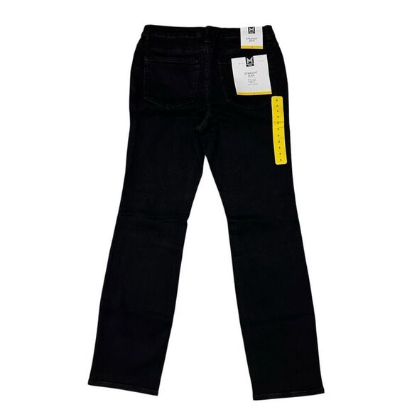 Member's Mark Women's Straight Jeans - Black Wash - Size 8 - Picture 13 of 13